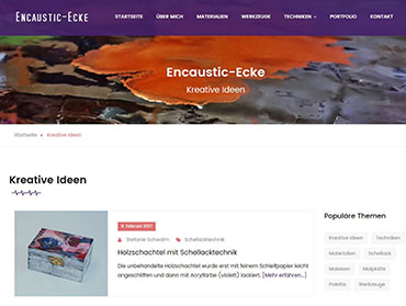 Encaustic: Kreative Ideen